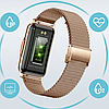 Смарт-годинник жіночий Smart Watch Lige металевий фітнес смарт годинник класичний, золотий, фото 7
