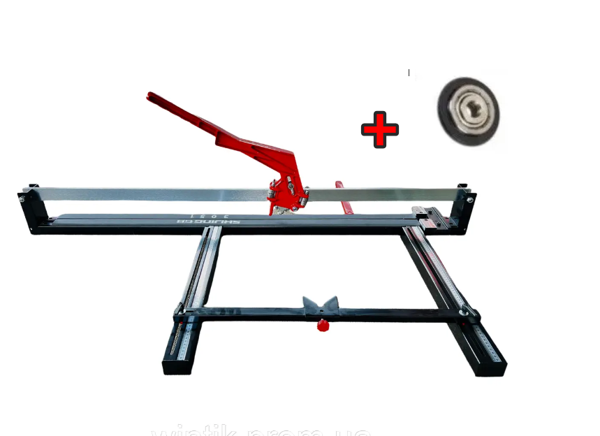 Плиткоріз ручний SHIJING ProLine 1200мм 3051+ЛАЗЕР + Різальний ролик SHIJING Titanium