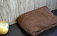 Чохли для диванів без спідниці на 3-х місний жакардовий, захисний чохол на диван натяжні без оборки Коричневий, фото 2