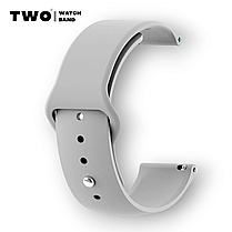 Ремінець для Xiaomi Amazfit GTS 3 силіконовий (AN) Світло сірий, фото 3