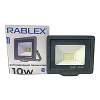 Прожектор светодиодный LED Rablex RB510 10W IP66 6000K Белый свет, Водонепроницаемый