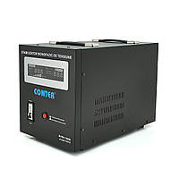 Стабілізатор напруги релейний Conter SVRH-10000VA/7000W однофазний, напольного монтажу, LED дисплей,