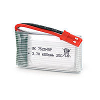 Акумулятор 8*25*40P 25C, 3.7V (600mAh), 2 контакти