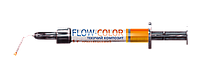 FLOW-COLOR (Флоу-Колор) текучий стоматологический композит, Оранжевый, шприц 1 г, Arkona