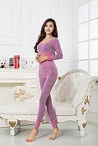 Жіноча термобілизна, модальна мережива білизна, фото 5