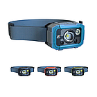 Налобний акумуляторний ліхтарик Синій 1500 mAh 500 Lm Потужний налобний світлодіодний ліхтар, фото 2