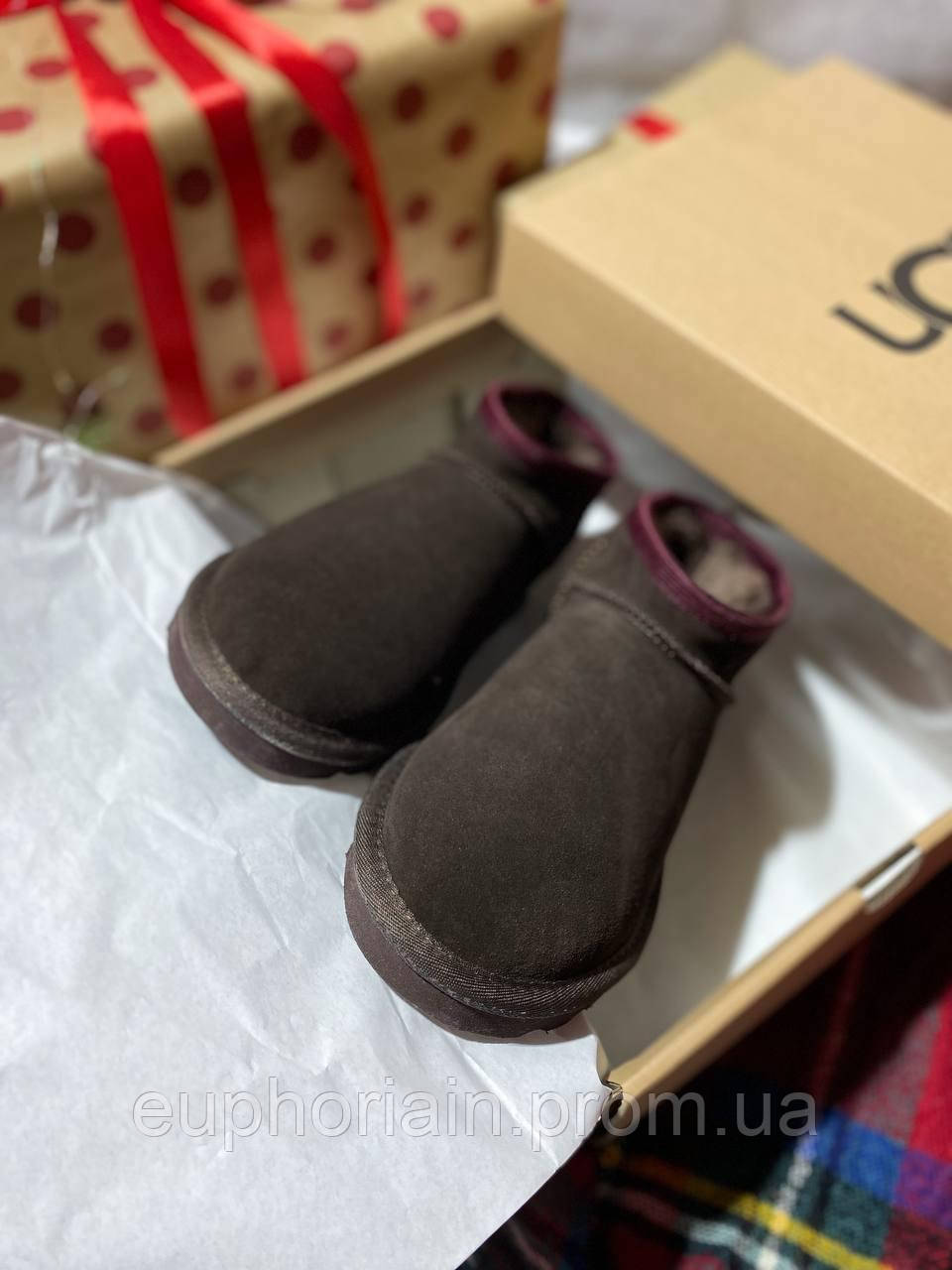 Ugg Ultra Mini Dark Brown v2 Отличное качество Угги, ботинки, ботильйони отличное качество Размер 36 - фото 8 - id-p1983444732