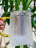 Чайник заварочный Olens "Ледяная Гиза" 750 мл стеклянный для дома и ресторана