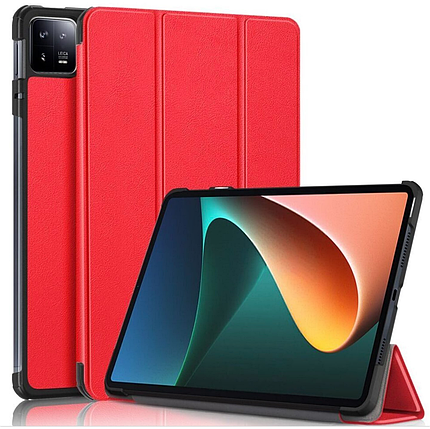 Чохол книжка Crazy Horse на Xiaomi Mi Pad 6 (11") / червоний, фото 1