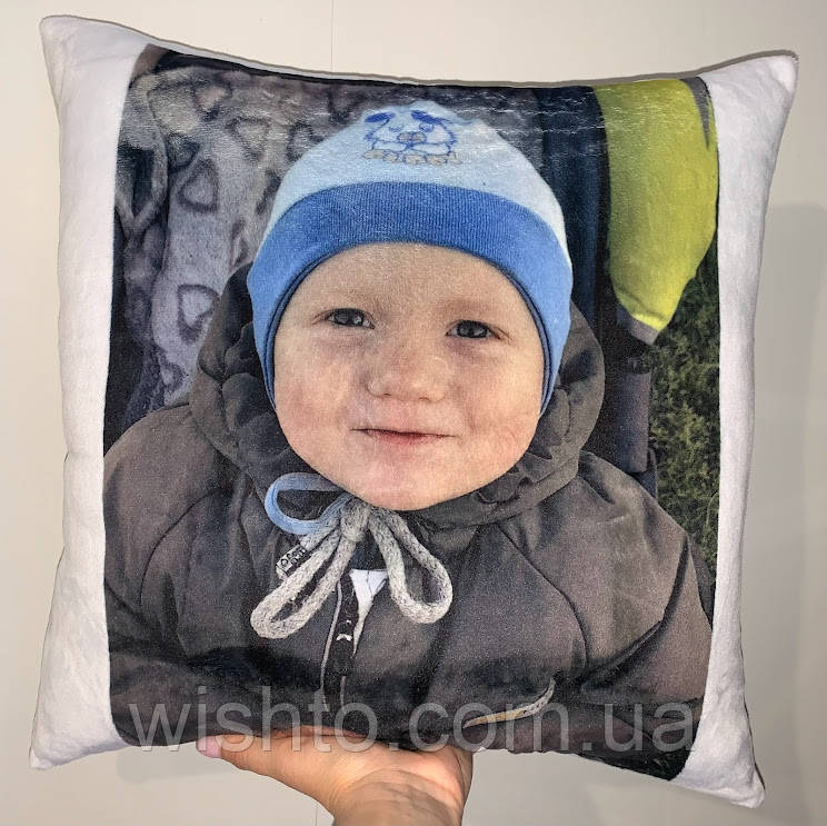 Подушка плюшева з моїм фото