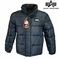 Куртка пуховик Alpha Industries Bubble Down Parka Jacket Black дитячий