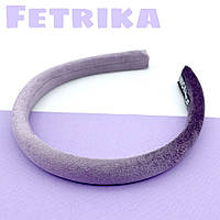 Обруч велюровий бузьковий 1,5 см