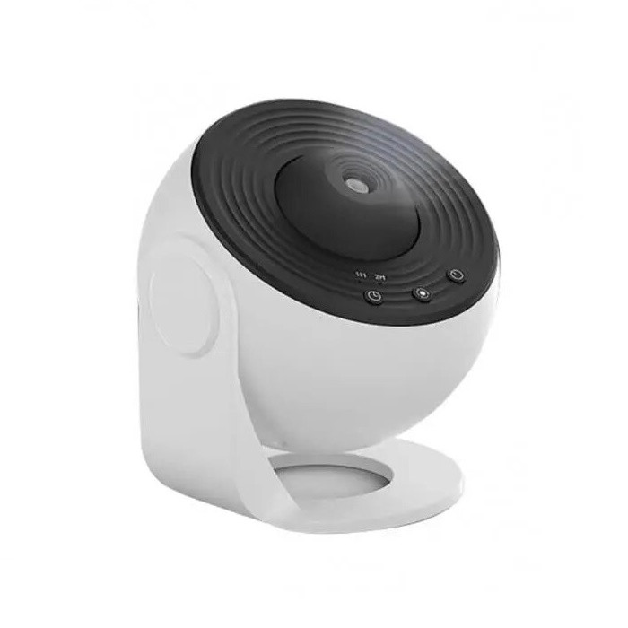 Проектор зоряного неба домашній планетарій Planetarium Galaxy 12 галактик 360° Білий VD, фото 1