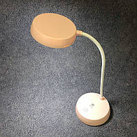 Настольная аккумуляторная лампа MS-13, лампа для школьного стола, лампа на тумбочку. RT-730 Цвет: розовый