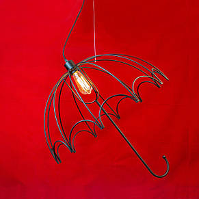 Люстра підвісна чорна металева на 4 лампи GU10 80х250 см, фото 2