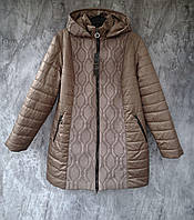 Женская демисезонная куртка, большой размер, батал, 62р. см. замеры в полном описании товара