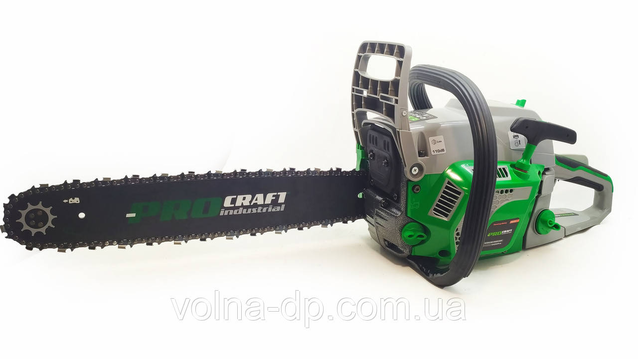 Бензопила Procraft Industrial K450Pro+PROCRAFT 2T 1литр PRO та Олива для змащування ланцюга PROCRAFT 1л.PRO