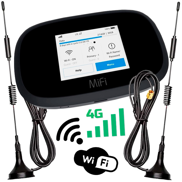Компактний 4G Wi-Fi роутер (Novatel MiFi 7000 + Антена 15 Дб)