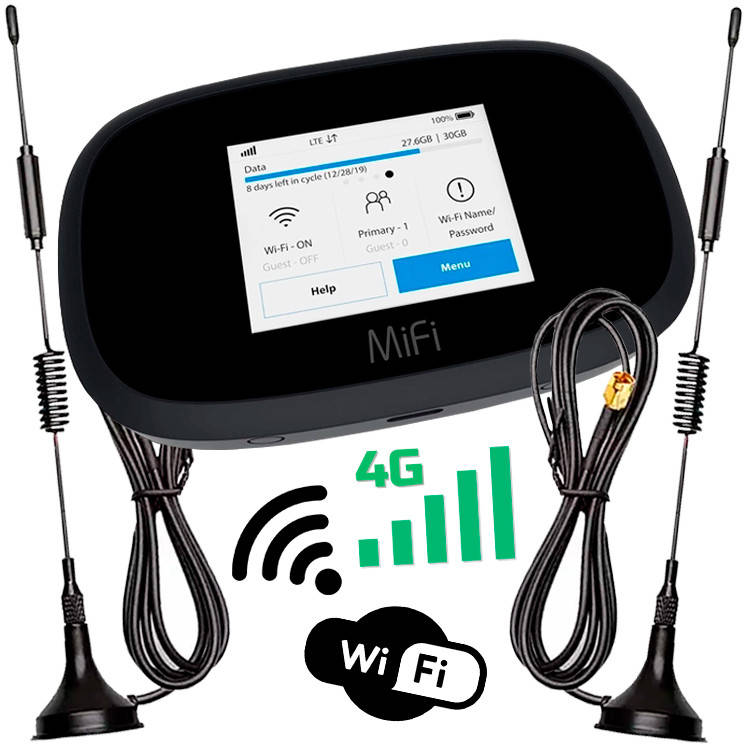 Компактний 4G Wi-Fi роутер (Novatel MiFi 7000 + Антена 15 Дб), фото 2
