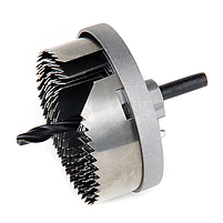 Набір коронок кільцевих по дереву і г/к 9пр (Ø26,32,36,45,50,56,63мм) h20мм APRO, фото 2