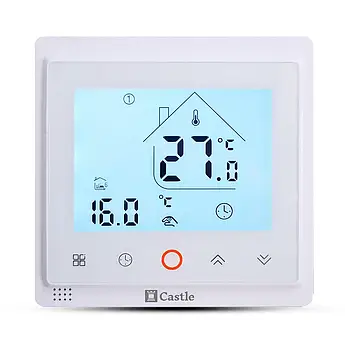 WIFI програматор для теплої підлоги Castle AC603H білий