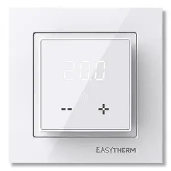 Сенсорний програматор для теплої підлоги EasyTherm ET-30 білий