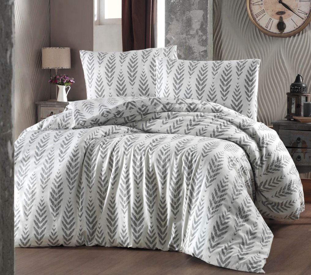 Постільна білизна Фланель Cotton Collection Yaprak 200х220см