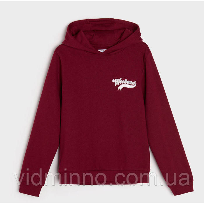 Утеплена толстовка худі на флісі Sinsay на дівчинку - р.134, фото 1