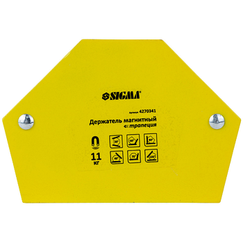 Тримач магнітний трапеція 11 кг 78*32*47*28,5мм (30,45,60,90,75,135°) SIGMA