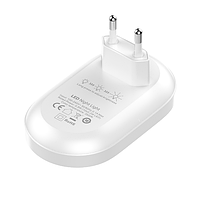 Нічник LED 3500K з датчиком освітлення білий Nightlight CW-NL08-W ColorWay, фото 5