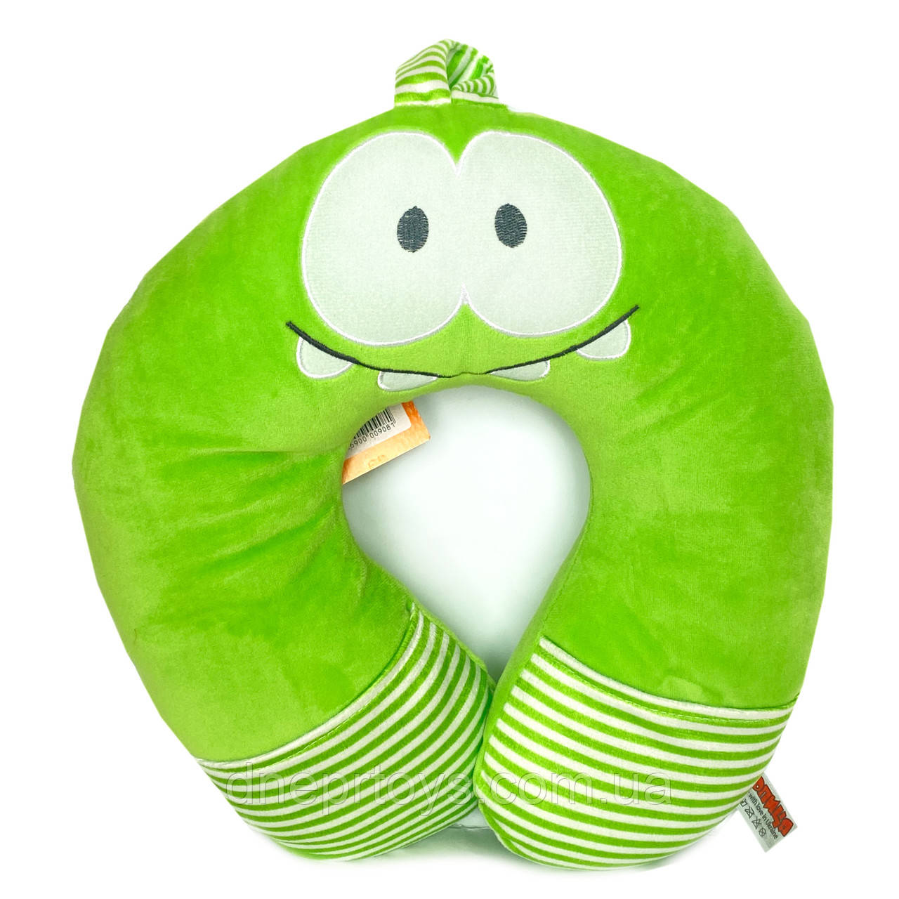 М'яка іграшка подушка-підголовник Ам-ням дитяча, Сонька, зелена, Копиця, 35см, (00295-94), фото 1