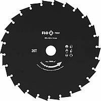 Ніж дисковий до бензокоси FLO, 250 мм, кріпильний Ø= 25,4 мм [15/30] Baumar - Гарант Качества