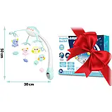 Мобіль для дітей на ліжечко з проектором , мелодіями та дистанційним керуванням RK-813 блакитний Ricokids Польща, фото 4