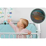 Мобіль для дітей на ліжечко з проектором , мелодіями та дистанційним керуванням RK-813 блакитний Ricokids Польща, фото 6