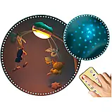 Мобіль для дітей на ліжечко з проектором , мелодіями та дистанційним керуванням RK-813 блакитний Ricokids Польща, фото 2