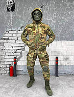 Осенний тактический костюм мультикам softshel, Костюм с карманами под магазины, Тактический боевой костюм, XL