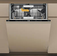 Посудомийна машина Whirlpool вбудована, 14комплектів, A++, 60 см, дисплей, 3 кошики, білий (W8IHT58T)