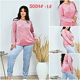 ПІЖАМИ велюрM-L-XL-2XL-3XL (52-60) асорти, фото 6