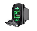 USB зарядка 3.1A в місце штатної кнопки, заглушки, фото 4