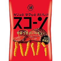 Снеки кукурузные Koikeya Scorn BBQ Barbecue Corn Puffs Snack Japan Барбекю 78g