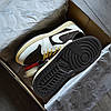 Чоловічі кросівки Nike Air Jordan 1 Low Travis Scott Reverse Mocha Найк Джордан коричневі нубук шкіра, фото 8