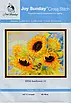 Набір для вишивання за нанесеною на канву схемою "Sunflower 10". AIDA 14CT printed 48*38 см, фото 3