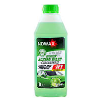 Стеклоомыватель зимний NOWAX WINTER SCREEN WASH CONCENTRATE -80°C Lime, концентрат, 1л NX01170