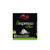 Кофейные капсулы Caffe Trombetta L'Espresso Bio (упаковка 10 шт.) совместимы со стандартом Nespresso®