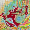 Набір для вишивання за нанесеною на канву схемою  "Apple Cherry Pie". AIDA 14CT printed 54*40 см, фото 9