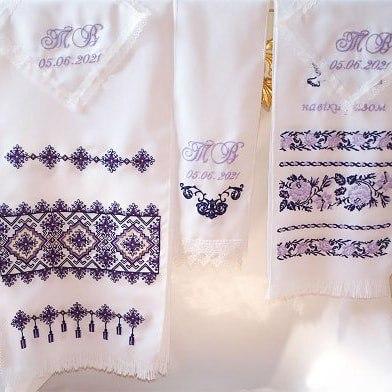 Рушники габардинові під ноги, каравай і для рук №459, фото 1