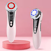 Мікрострумовий масажер для обличчя 5в1 Facial Massager W-618 (білий)