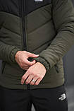 Куртка чоловіча весняна / осіння The North Face чорна утеплена ТНФ TNF Демісезонна тепла вітровка, фото 2