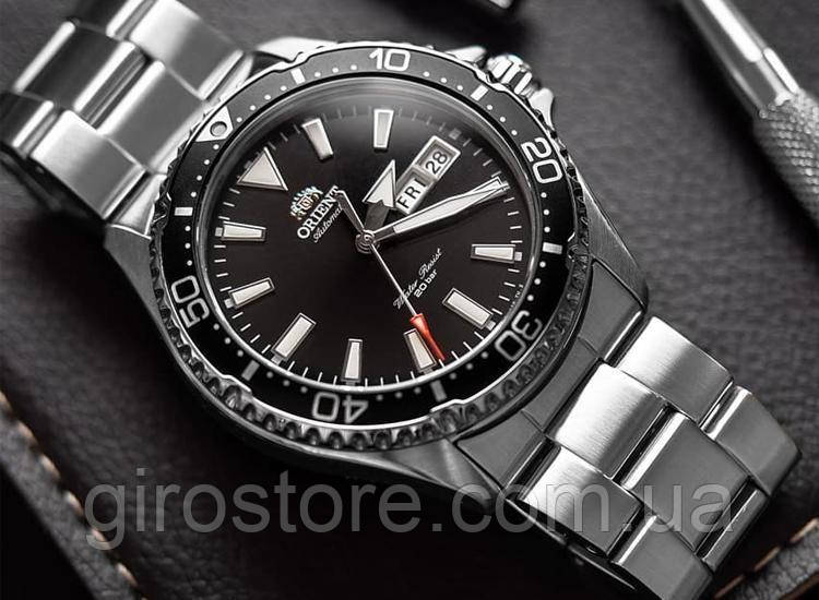 Японський дайверський годинник Orient RA-AA0001B Kamasu Mako III — сапфір, механіка з самозаводом від руху, 200 м, фото 1
