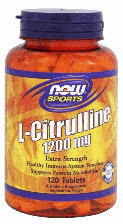 L-цитрулін Now Foods L-Citrulline 1200mg 120 tabs